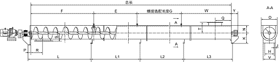 無軸螺旋輸送機硫化銨輸送機